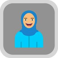 Arabisch vrouw vector icoon ontwerp