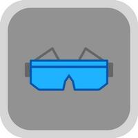 veiligheid stofbril vector icoon ontwerp