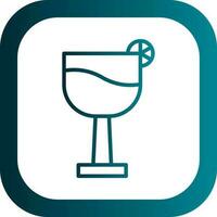 cocktail glas vector icoon ontwerp