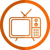 televisie vector icoon ontwerp