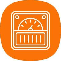 meter vector icoon ontwerp