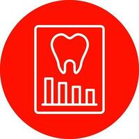 tandheelkundig Vermelding vector icoon ontwerp