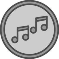 muziek- Notitie vector icoon ontwerp