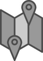 kaart vector icoon ontwerp