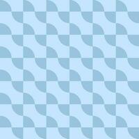 retro meetkundig esthetisch naadloos patroon in stijl jaren 60, jaren 70. minimaal monochroom vector afdrukken. blauw kleuren