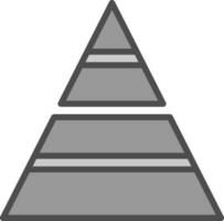 piramide vector icoon ontwerp