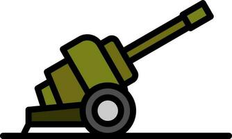 artillerie vector icoon ontwerp