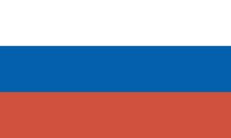 nationaal Rusland vlag, officieel kleuren, en proporties. vector illustratie. eps 10 vector.