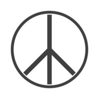 vrede hoop embleem mensenrechten dag silhouet pictogram ontwerp vector