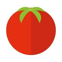 landbouw en landbouw oogst tomaat groente platte pictogramstijl vector