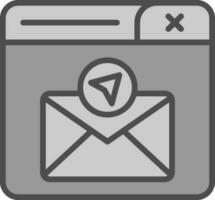 sturen mail vector icoon ontwerp