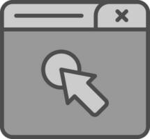 Klik vector icoon ontwerp