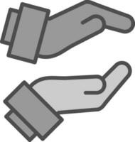hand- vector icoon ontwerp