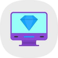 diamant vector icoon ontwerp