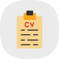 CV vector icoon ontwerp