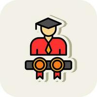 diploma's vector icoon ontwerp