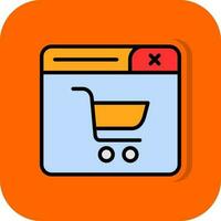 boodschappen doen online vector icoon ontwerp