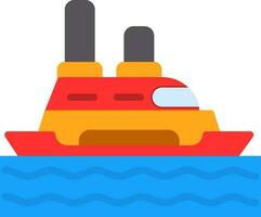 reis schip vector icoon ontwerp