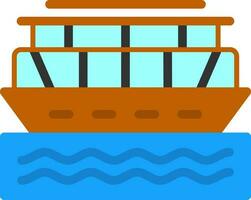 draagvleugelboot vector icoon ontwerp