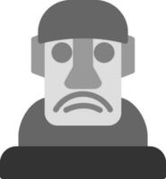 moai vector icoon ontwerp