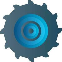 circulaire zag vector icoon ontwerp