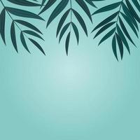 abstracte natuurlijke achtergrond met tropische palmbladeren. vector illustratie