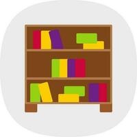 boekenplank vector icoon ontwerp
