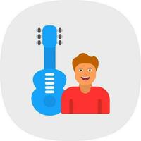 gitarist vector icoon ontwerp