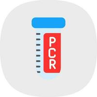 pcr test vector icoon ontwerp