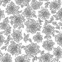 bloemen naadloos patroon. diagonaal bloem lijnen patroon achtergrond. vlak abstract bloem lijnen patroon. Rechtdoor strepen structuur achtergrond. lijn patroon vector illustratie achtergrond.