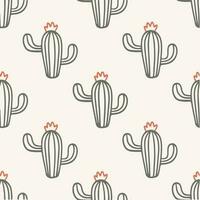 cactus patroon achtergrond. sociaal media na. fabriek vector illustratie.