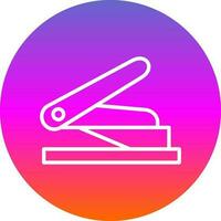 gat stempel vector icoon ontwerp