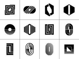 minimalistische bedrijf logo O brief ontwerp sjabloon. modern brief O logo branding. vector