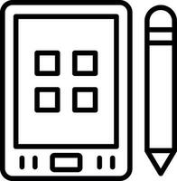 tablet vector icoon ontwerp