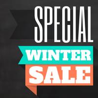 Speciale winteruitverkoop vector