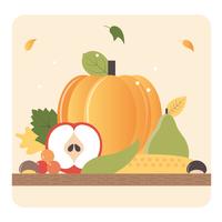 Vector herfst elementen illustratie