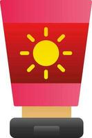 sunblock vector icoon ontwerp