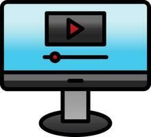 video streaming vector icoon ontwerp