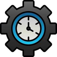 werken uren vector icoon ontwerp