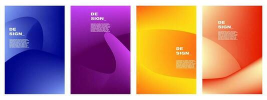 abstract kleurrijk achtergrond met verloop, voor banier, poster, sjabloon, folder, brochure, ontwerp, kaart, enz vector