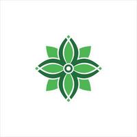 groen blad logo vector sjabloon