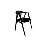 meubellogo, woninginrichtingsontwerp, kamerpictogramillustratie, tafel, stoel, lamp, frame, klok, bloempot vector