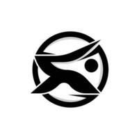 r brief logo ontwerp, vector symbool illustratie, alfabet merk logotype ontwerp