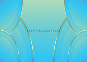 licht blauw met luxe achtergrond abstract modern ontwerp vector