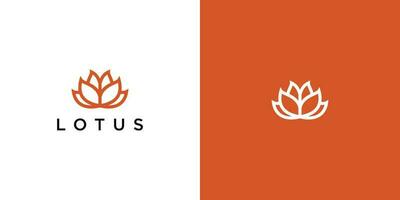 elegant lotus logo ontwerp. professioneel en creatief lotus symbool vector