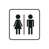 vector Mens en vrouw icoon Aan wit achtergrond. modern vlak pictogram. gemakkelijk vlak symbool voor web plaats ontwerp.