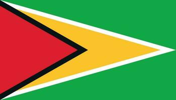 Guyana vlag icoon in vlak stijl. nationaal teken vector illustratie. politiek bedrijf concept.