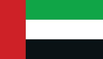 Verenigde Arabisch emiraten vlag icoon in vlak stijl. nationaal teken vector illustratie. politiek bedrijf concept.