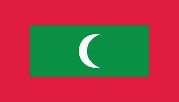 Maldiven vlag icoon in vlak stijl. nationaal teken vector illustratie. politiek bedrijf concept.