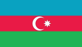Azerbeidzjan vlag icoon in vlak stijl. nationaal teken vector illustratie. politiek bedrijf concept.